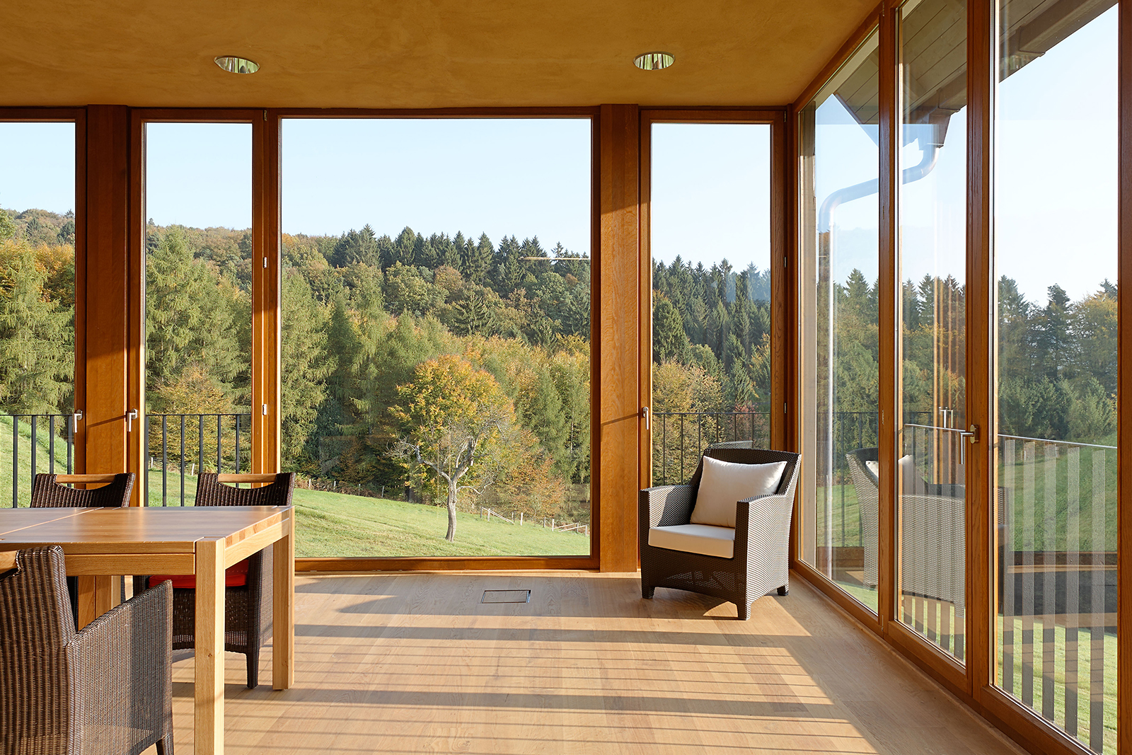 Fensterfront im Ecolut Eventcenter