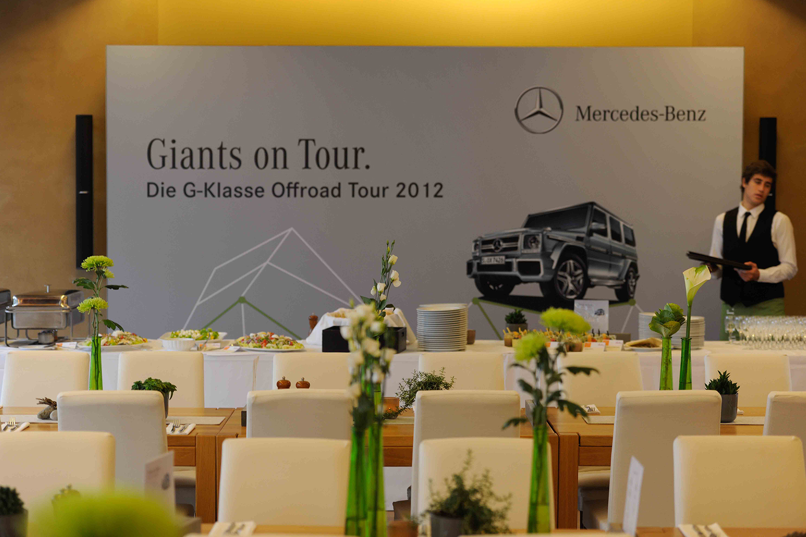 Tagungsraum Fahrzeugpräsentation