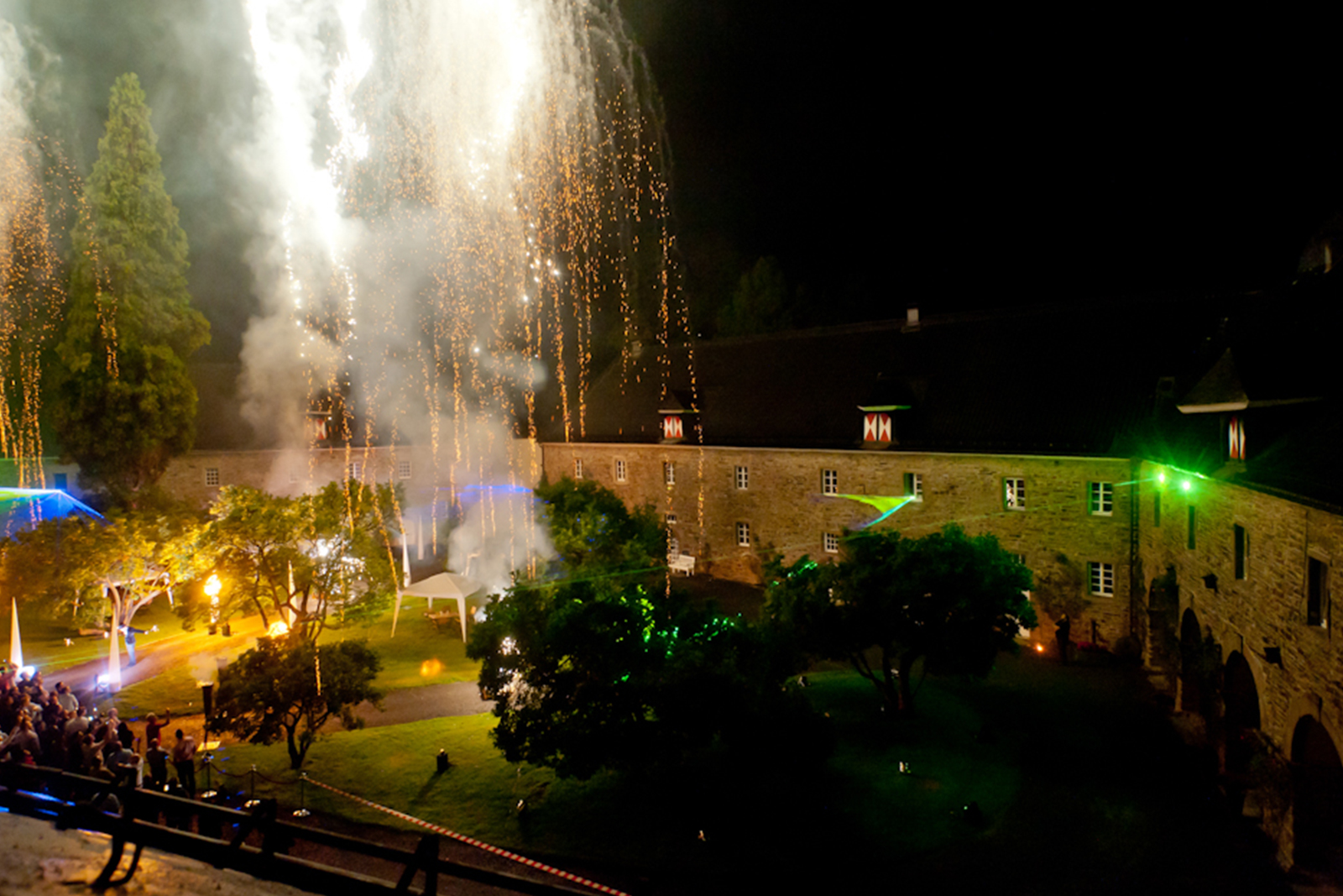 Feuerwerk auf Schloss Ehreshoven